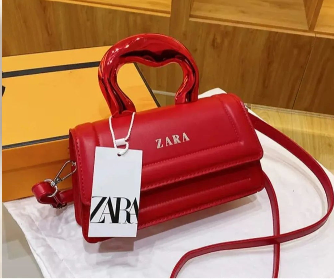 Unique Zara Crossbody Bag with Box (Red)