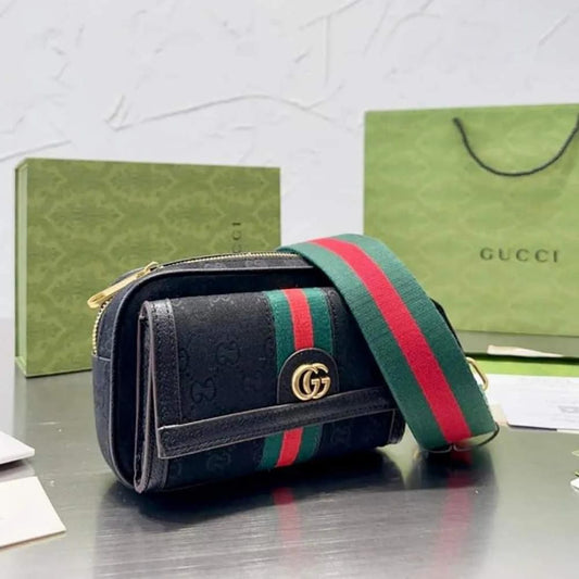 Gucci Ophidia Crossbody Bag For women(Black)