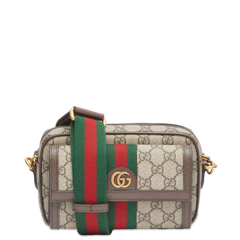 Gucci Ophidia Crossbody Bag For women(Brown)