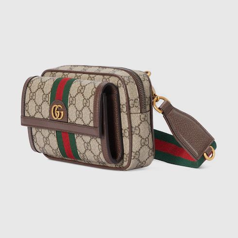 Gucci Ophidia Crossbody Bag For women(Brown)