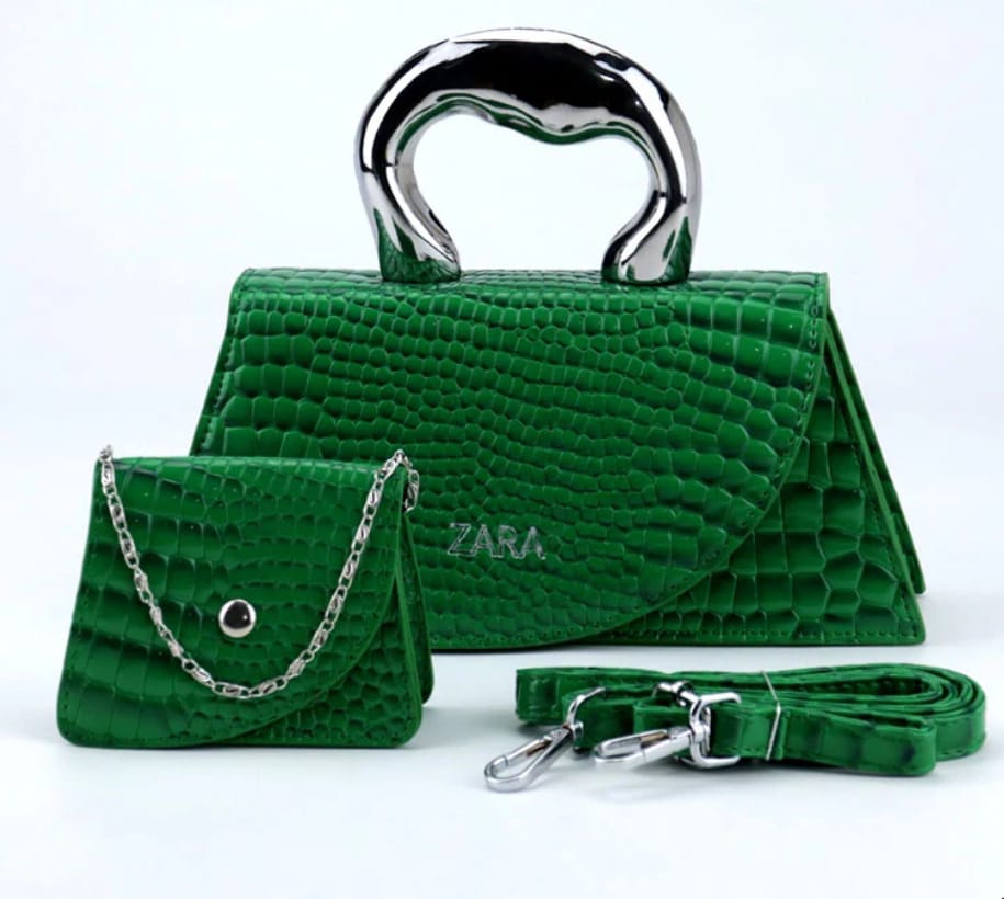 Zara Unique Crossbody Bag for Women (Green)