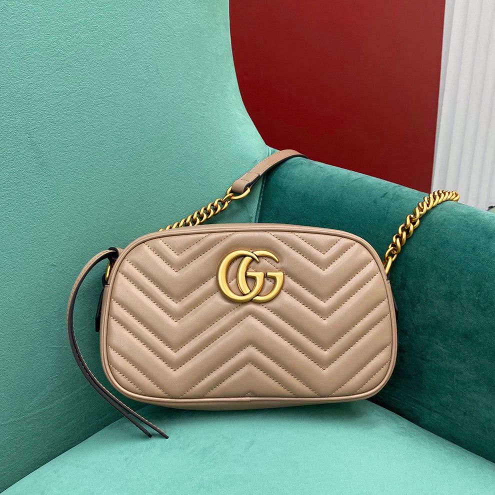 Gucci Marmont Soft Premium Quality Bag for Women (Beige)