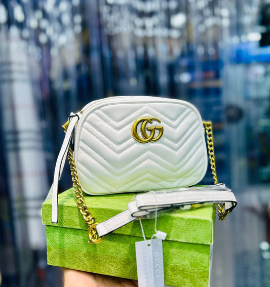 Gucci Marmont Soft Premium Quality Bag for Women (White)