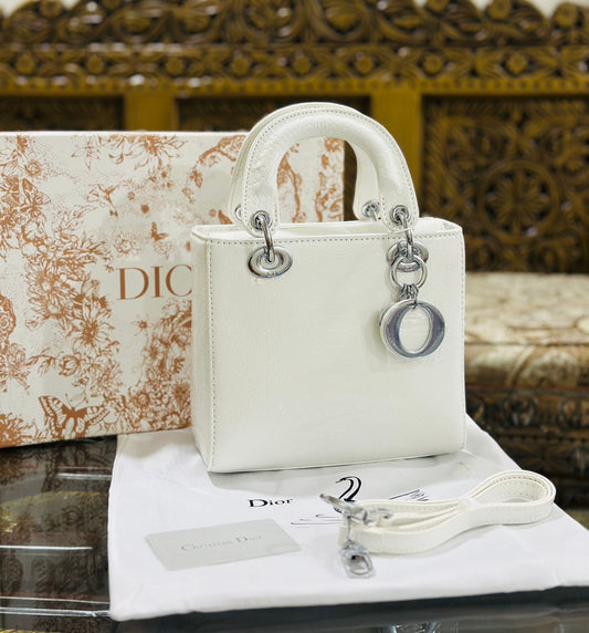 DIOR Lady Bag – Premium Quality Women's Bag (White)