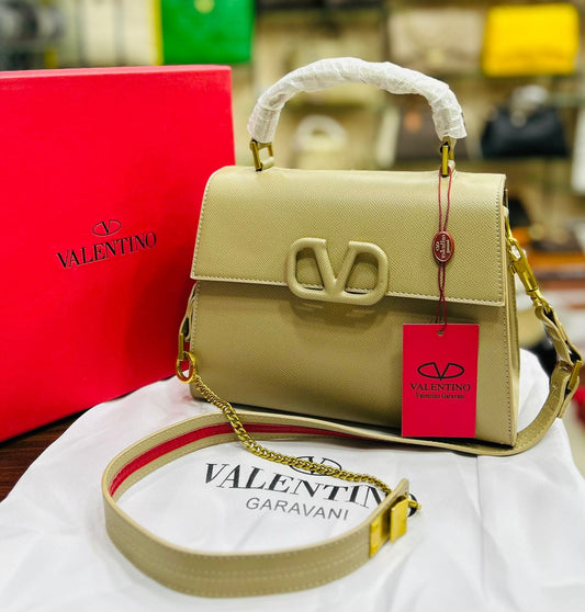 Valentino Latest Collection for hangbag for Women (Beige)