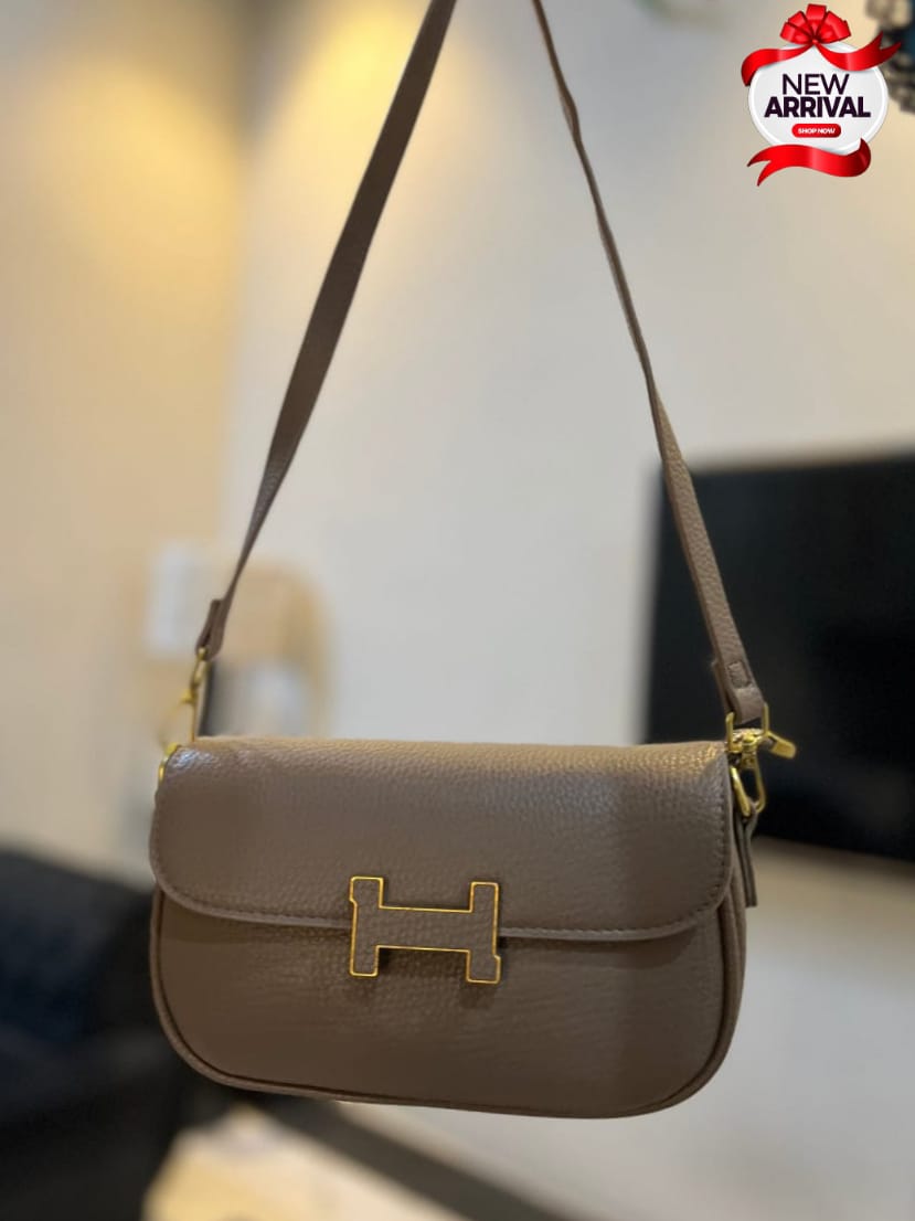 Premium Quality Imported Cross Body Bag for Girls (Brown 2)