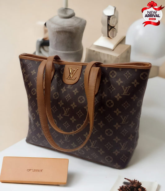 ❤️ Louis Vuitton Big Size Tote Bag - Stylish Women's Shoulder Bag ❤️ (Brown)