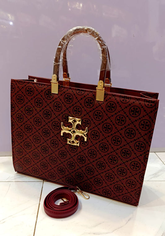 AAA Quality Tory Women's Bag | Big Size & Premium Design (Maroon)