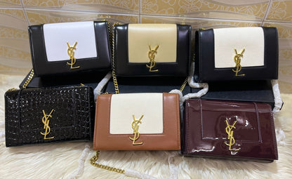 Saint Laurent Kate Small YSL Crossbody Bag  (Black 2)