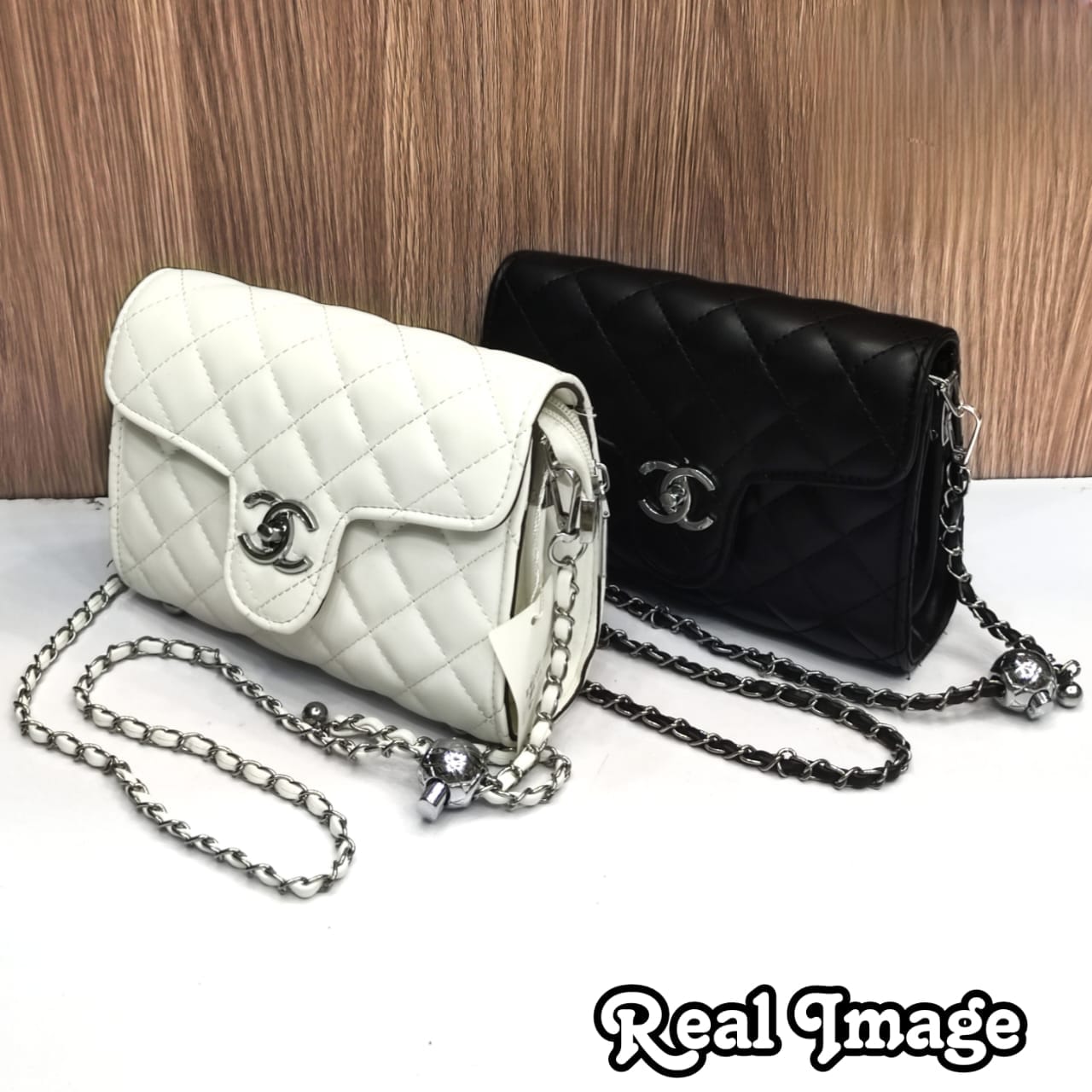 Premium Quality Chanel High Cross Body Bag with Stunning Chain (Black)