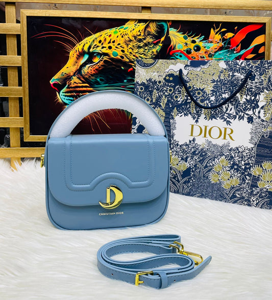 Dior Mini Luxurious Handbag - A Must-Have Women Bag (Blue)