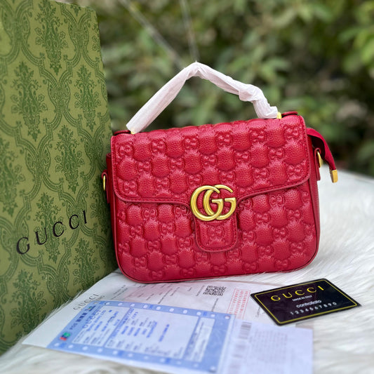 GUCCI Crossbody Bag – Luxury Redefined for the Modern Woman
 (Red)