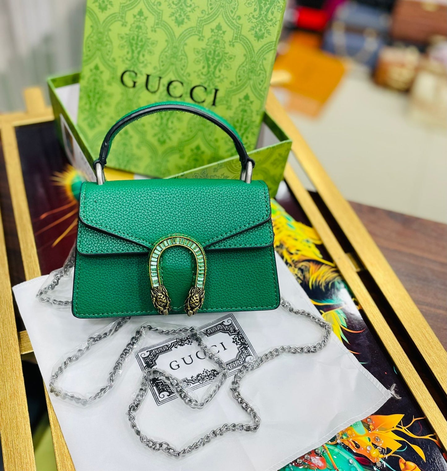 AAA Master Quality Gucci Dionysus Women's Bag - Exclusive Edition (Green)