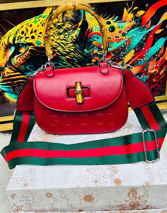 Premium Women Bag - Gucci-Inspired Bag with Brand Dust Bag (Red)