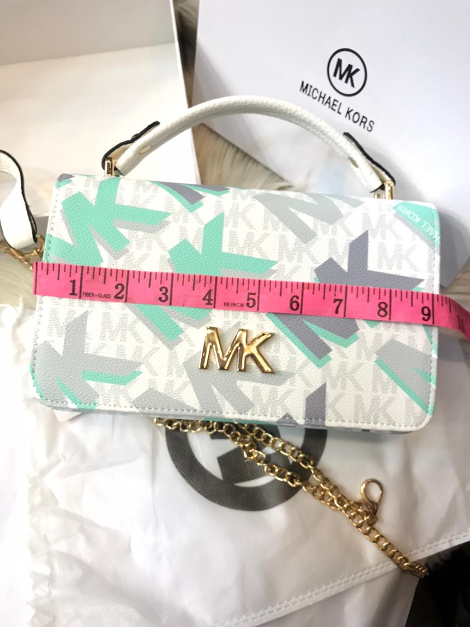 Chic Women Bag - Michael Kors-Inspired Crossbody Bag with Box & Dust Bag (Green)