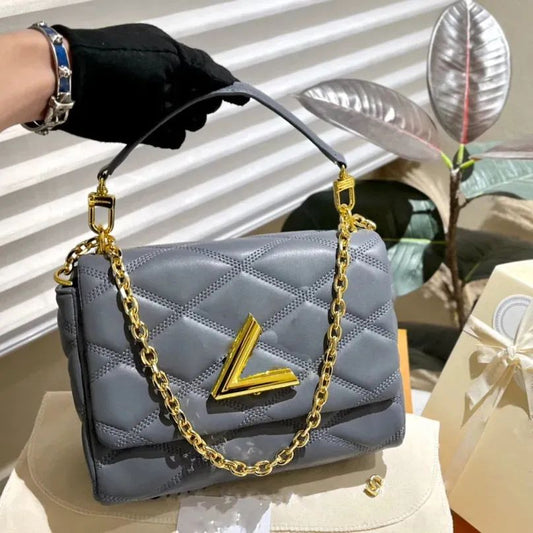 Louis Vuitton GO-14 MM Handbag – LV New Logo Edition (grey)