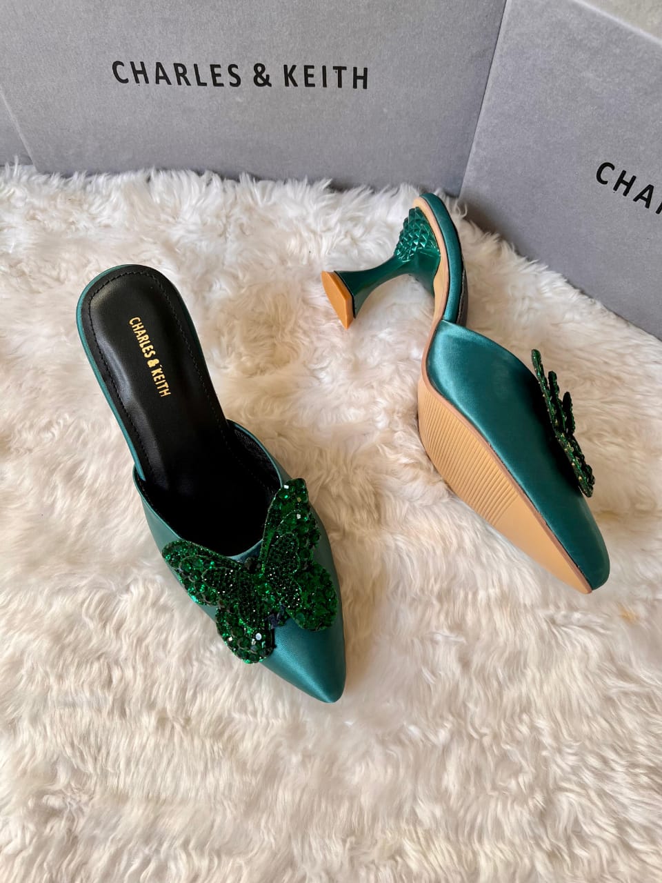 Stylish Charles & Keith Shoes (green)