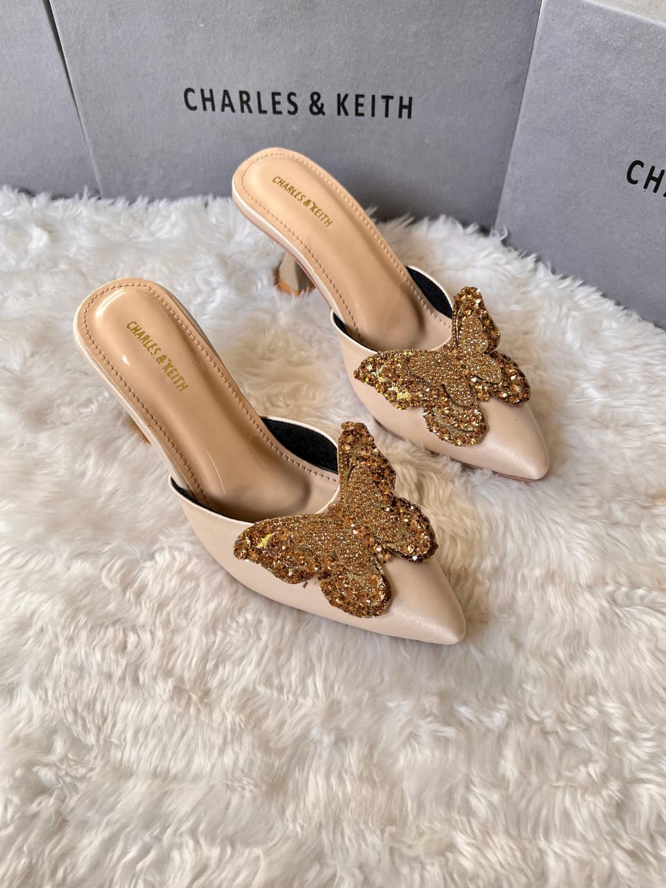 New Arrivals – CHARLES & KEITH Women’s Footwear (gold)