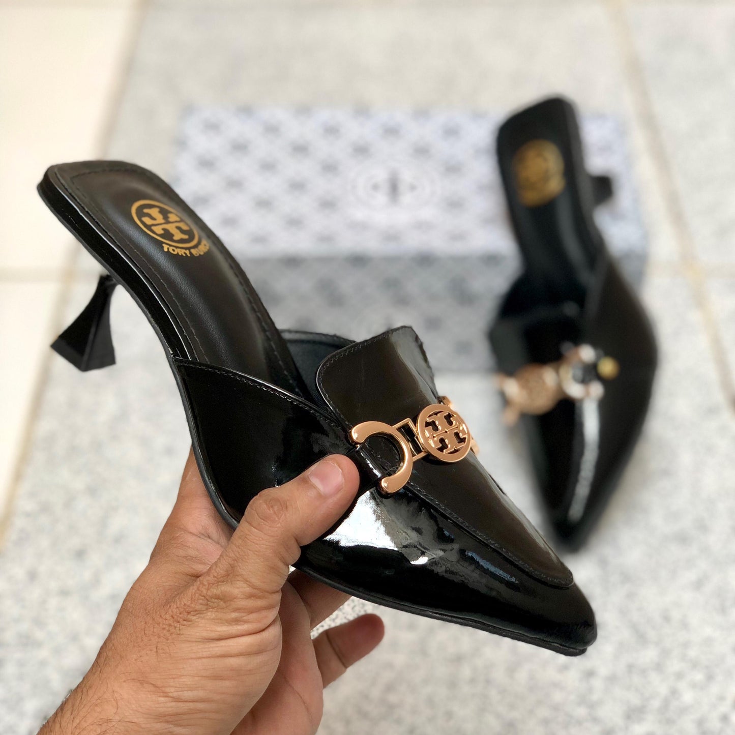 Tory Burch Heel – Premium Women’s Footwear  (Black)