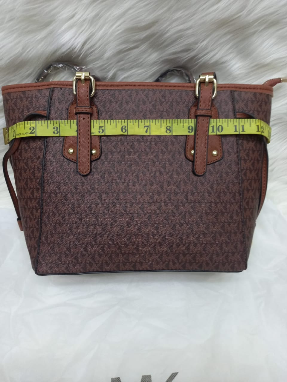 🎀 UNIQUE MICHAEL KORS 2-Piece Bag Set (brown/white)