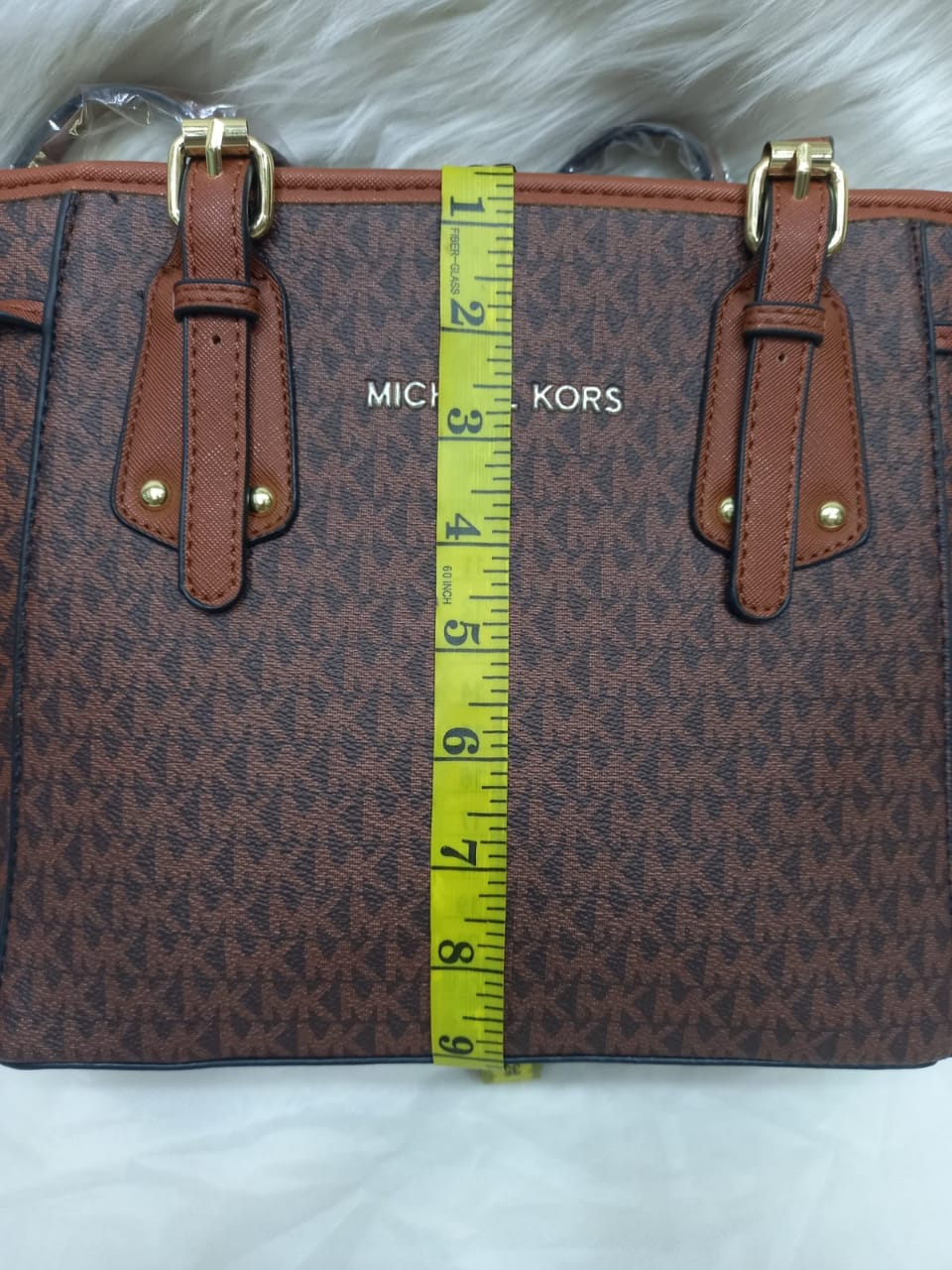 🎀 UNIQUE MICHAEL KORS 2-Piece Bag Set (brown/white)