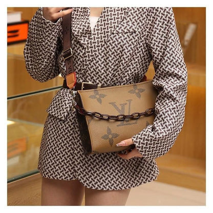 Louis Vuitton Sling Bag 2-Piece Set – Premium Women’s Accessory (brown )