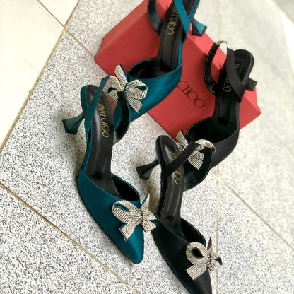Jimmy Choo Heels 👠 – Elegant Women’s Footwear (blue)