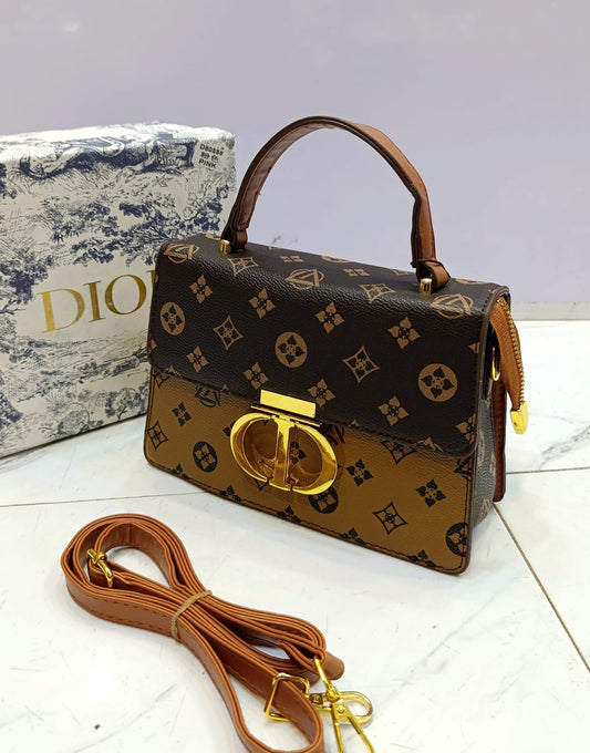 Christian Dior New Arrival Stylish Bag with Long Strap – High Quality Imported (brown 2)