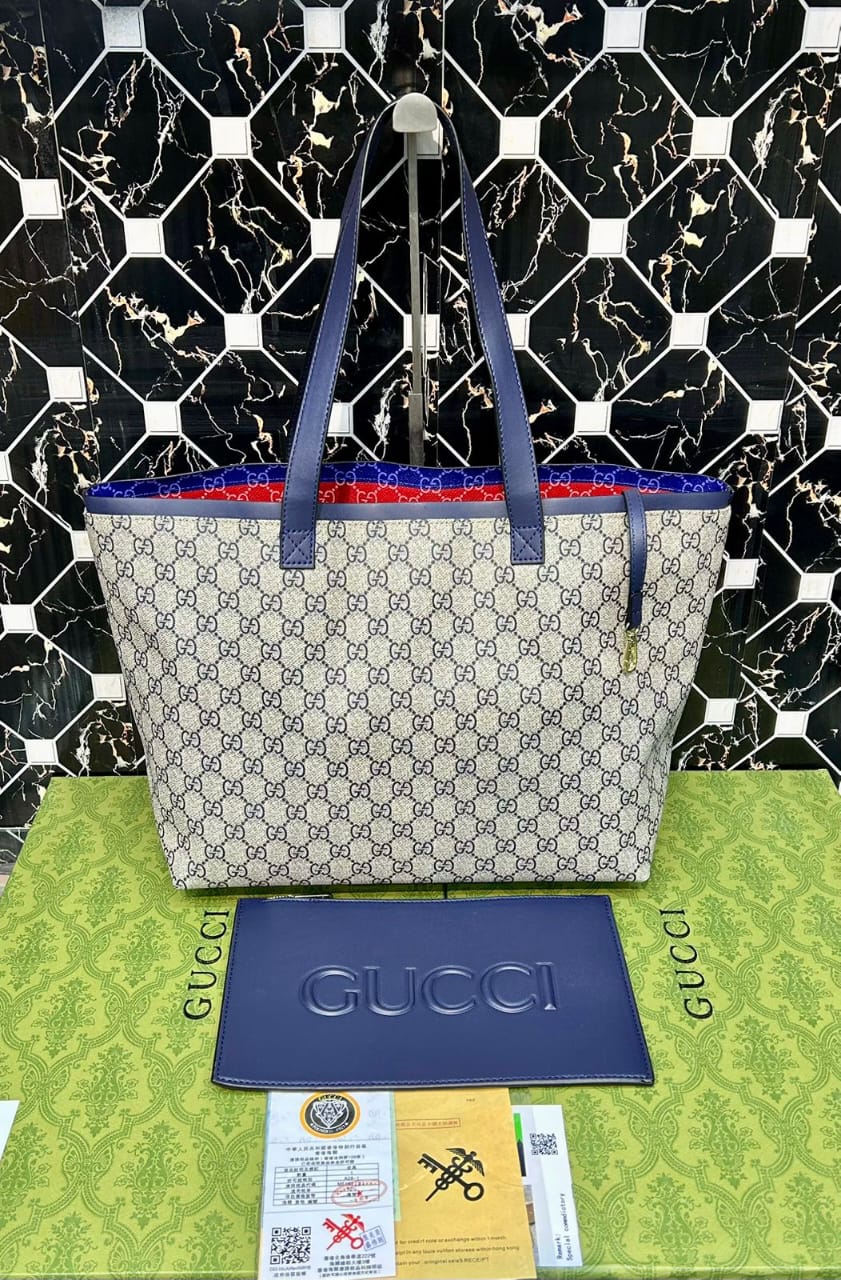 Gucci Totissima Tote Bag – Premium Quality (Blue)