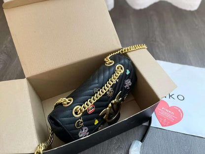 Pinko High-Quality Crossbody Bag (black)