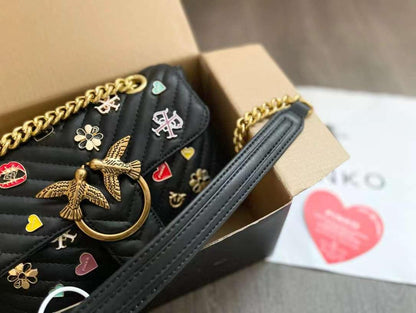 Pinko High-Quality Crossbody Bag (black)