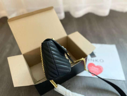 Pinko High-Quality Crossbody Bag (black)