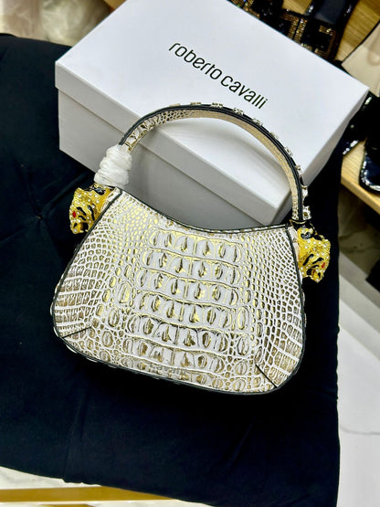 Roberto Cavalli High-Quality Crossbody Bag (white)