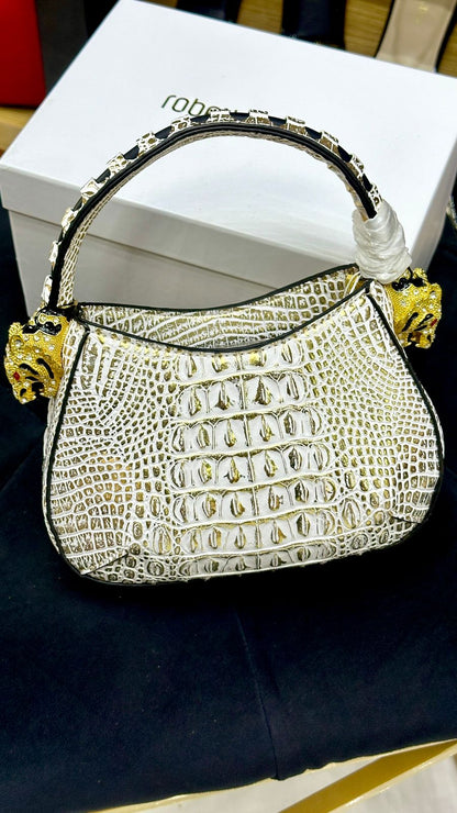Roberto Cavalli High-Quality Crossbody Bag (white)