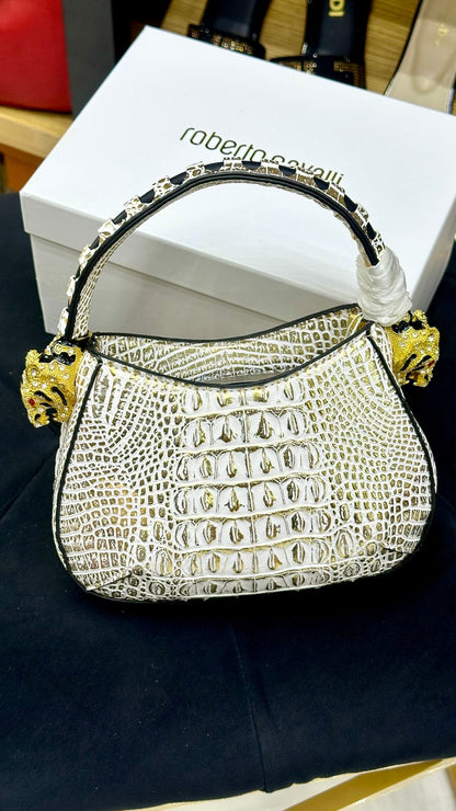 Roberto Cavalli High-Quality Crossbody Bag (white)