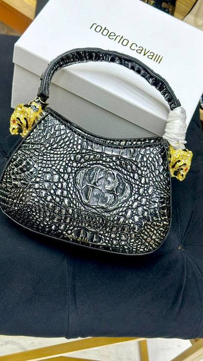 Roberto Cavalli High-Quality Crossbody Bag (Black)