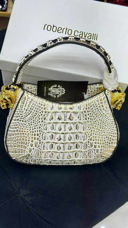 Roberto Cavalli High-Quality Crossbody Bag (white)