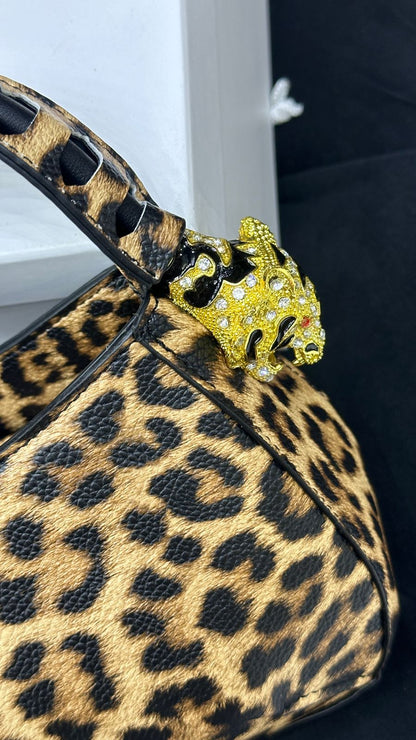 Roberto Cavalli High-Quality Crossbody Bag (Black/brown)