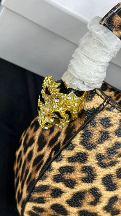 Roberto Cavalli High-Quality Crossbody Bag (Black/brown)