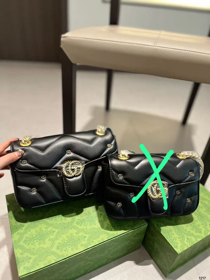 Gucci Marmont Crossbody Bag (black)