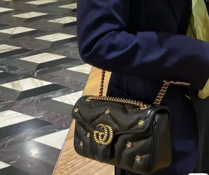Gucci Marmont Crossbody Bag (black)