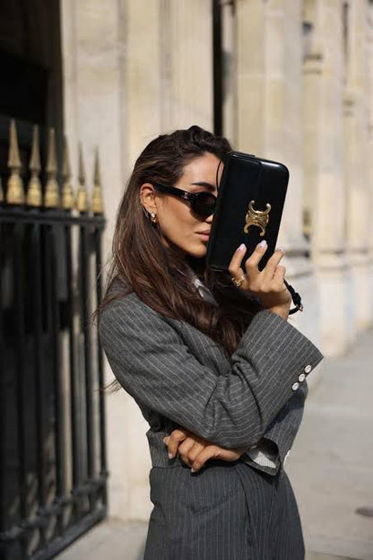 CELINE Crossbody Bag (black/gold)