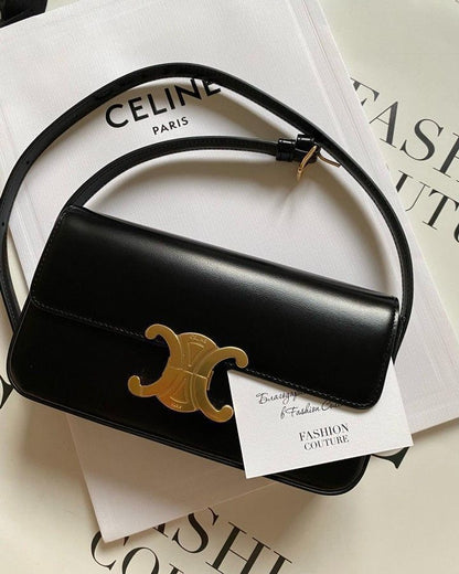 CELINE Crossbody Bag (black/gold)
