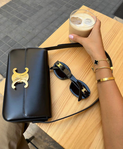 CELINE Crossbody Bag (black/gold)