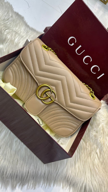 Premium GUCCI Marmont Women Bag (Beige)