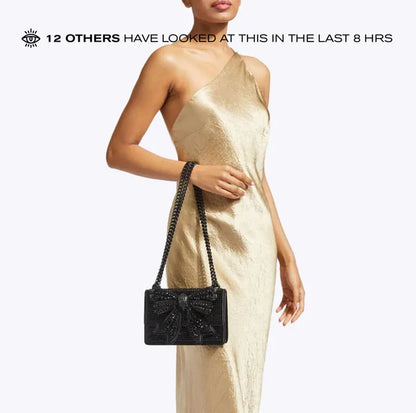 Kurt Geiger Shoreditch Women Bow Bag – Special Edition (Black)