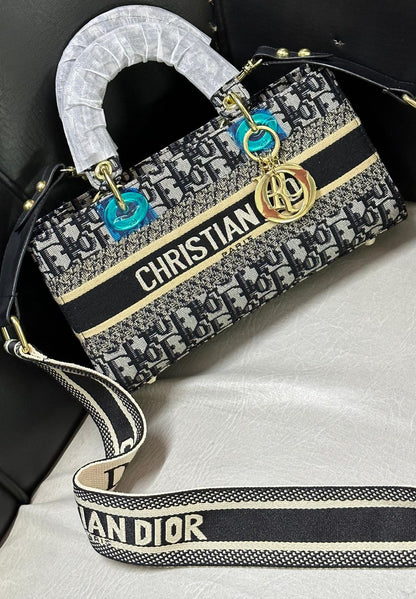Christian Dior Embroidered Purse – Premium Women Bag (Black)