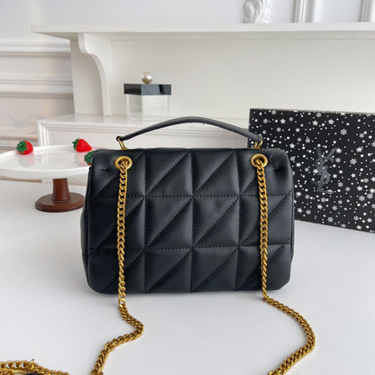 SAINT LAURENT JAMIE 4.3 MINI IN LAMBSKIN (black/gold)