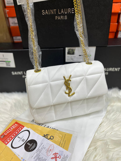 SAINT LAURENT JAMIE 4.3 MINI IN LAMBSKIN (white)