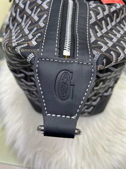 GOYARD Print Coated Canvas Boeing 55 Travel Bag (Green)